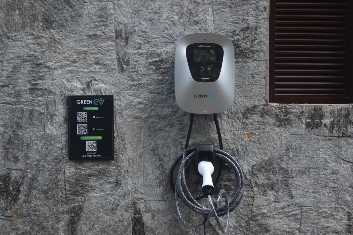 EV Charging Station at Sigiriana Resort